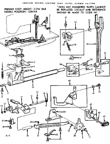Feed Regulator Assembly parts for Kenmore Sewing Machine 158.12290 (15812290, 158 12290) from AppliancePartsPros.com