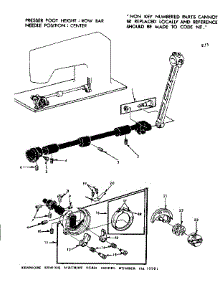 Shuttle Assembly parts for Kenmore Mechanical Sewing Machine 158.12291 (15812291, 158 12291) from AppliancePartsPros.com