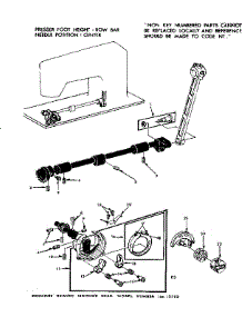 Shuttle Assembly parts for Kenmore Mechanical Sewing Machine 158.12292 (15812292, 158 12292) from AppliancePartsPros.com
