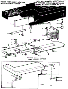 Shuttle Cover And Work Table parts for Kenmore Sewing Machine 158.12312 (15812312, 158 12312) from AppliancePartsPros.com