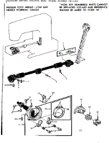 Shuttle Assembly parts for Kenmore Sewing Machine 158.12313 (15812313, 158 12313) from AppliancePartsPros.com