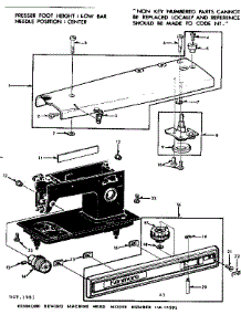 Base Assembly parts for Kenmore Mechanical Sewing Machine 158.12391 (15812391, 158 12391) from AppliancePartsPros.com