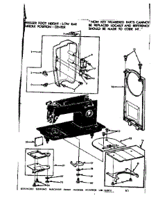 Needle Plate parts for Kenmore Sewing Machine 158.12392 (15812392, 158 12392) from AppliancePartsPros.com