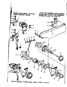 Geared Cam Assembly parts for Kenmore Sewing Machine 158.12392 (15812392, 158 12392) from AppliancePartsPros.com