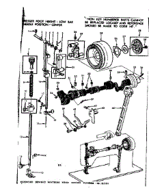 Presser Bar Assembly parts for Kenmore Sewing Machine 158.12392 (15812392, 158 12392) from AppliancePartsPros.com