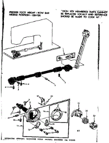 Shuttle Assembly parts for Kenmore Sewing Machine 158.12392 (15812392, 158 12392) from AppliancePartsPros.com