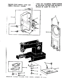 Needle Plate parts for Kenmore Sewing Machine 158.12412 (15812412, 158 12412) from AppliancePartsPros.com