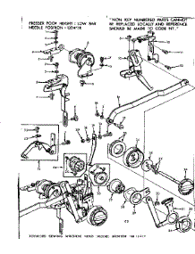 Geared Cam Assembly parts for Kenmore Sewing Machine 158.12412 (15812412, 158 12412) from AppliancePartsPros.com