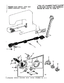 Shuttle Assembly parts for Kenmore Sewing Machine 158.12412 (15812412, 158 12412) from AppliancePartsPros.com