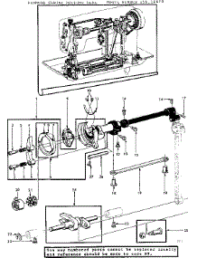 Shuttle Assembly parts for Kenmore Mechanical Sewing Machine 158.12470 (15812470, 158 12470) from AppliancePartsPros.com