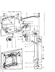 Geared Cam Assembly parts for Kenmore Mechanical Sewing Machine 158.12470 (15812470, 158 12470) from AppliancePartsPros.com