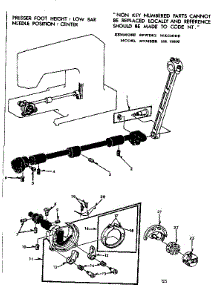 Shuttle Assembly parts for Kenmore Sewing Machine 158.12510 (15812510, 158 12510) from AppliancePartsPros.com
