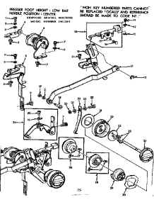 Geared Cam Assembly parts for Kenmore Sewing Machine 158.12511 (15812511, 158 12511) from AppliancePartsPros.com