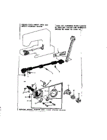 Shuttle Assembly parts for Kenmore Mechanical Sewing Machine 158.12520 (15812520, 158 12520) from AppliancePartsPros.com