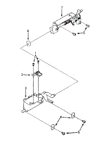 Feed Regulator Assembly parts for Kenmore Sewing Machine 158.1255181 (1581255181, 158 1255181) from AppliancePartsPros.com