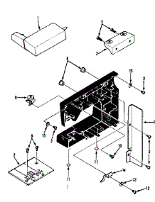 Needle Plate parts for Kenmore Mechanical Sewing Machine 158.1262180 (1581262180, 158 1262180) from AppliancePartsPros.com