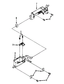 Feed Regulator Assembly parts for Kenmore Mechanical Sewing Machine 158.1262180 (1581262180, 158 1262180) from AppliancePartsPros.com