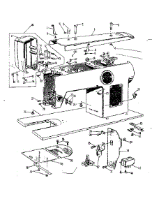Base Assembly parts for Kenmore Mechanical Sewing Machine 158130 from AppliancePartsPros.com