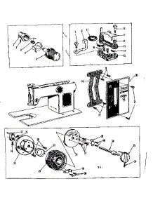 Thread Tension parts for Kenmore Mechanical Sewing Machine 158130 from AppliancePartsPros.com
