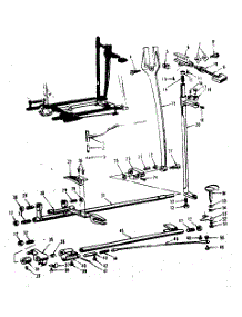 Feed Regulator Assembly parts for Kenmore Mechanical Sewing Machine 158.13010 (15813010, 158 13010) from AppliancePartsPros.com