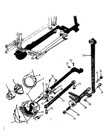 Shuttle Assembly parts for Kenmore Mechanical Sewing Machine 158.13033 (15813033, 158 13033) from AppliancePartsPros.com