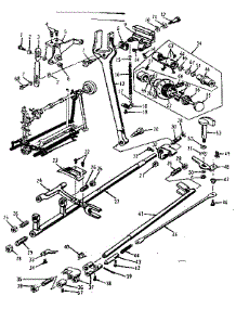 Feed Regulator Assembly parts for Kenmore Mechanical Sewing Machine 158.13033 (15813033, 158 13033) from AppliancePartsPros.com