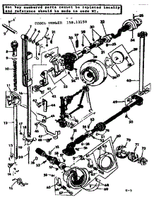 Shuttle Assembly parts for Kenmore Mechanical Sewing Machine 158.13150 (15813150, 158 13150) from AppliancePartsPros.com