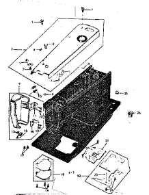 Base Assembly parts for Kenmore Mechanical Sewing Machine 158.13170 (15813170, 158 13170) from AppliancePartsPros.com