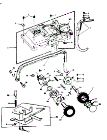 Zigzag Guide Assembly parts for Kenmore Mechanical Sewing Machine 158.13180 (15813180, 158 13180) from AppliancePartsPros.com