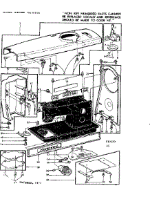 Base Assembly parts for Kenmore Sewing Machine 158.13250 (15813250, 158 13250) from AppliancePartsPros.com