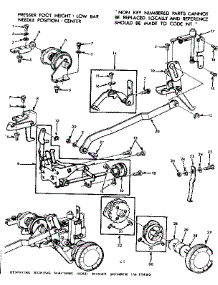 Geared Cam Assembly parts for Kenmore Sewing Machine 158.13400 (15813400, 158 13400) from AppliancePartsPros.com