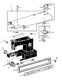 Base Assembly parts for Kenmore Mechanical Sewing Machine 158.1340281 (1581340281, 158 1340281) from AppliancePartsPros.com