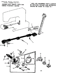 Shuttle Assembly parts for Kenmore Sewing Machine 158.13412 (15813412, 158 13412) from AppliancePartsPros.com