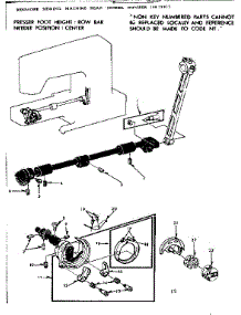 Shuttle Assembly parts for Kenmore Mechanical Sewing Machine 158.13413 (15813413, 158 13413) from AppliancePartsPros.com
