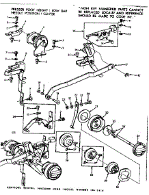 Geared Cam Assembly parts for Kenmore Mechanical Sewing Machine 158.13414 (15813414, 158 13414) from AppliancePartsPros.com