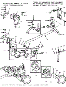 Geared Cam Assembly parts for Kenmore Sewing Machine 158.1345180 (1581345180, 158 1345180) from AppliancePartsPros.com