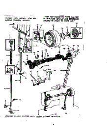 Presser Bar Assembly parts for Kenmore Sewing Machine 158.1345180 (1581345180, 158 1345180) from AppliancePartsPros.com