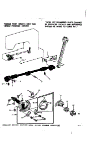 Shuttle Assembly parts for Kenmore Sewing Machine 158.1345180 (1581345180, 158 1345180) from AppliancePartsPros.com