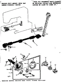 Shuttle Assembly parts for Kenmore Mechanical Sewing Machine 158.1345280 (1581345280, 158 1345280) from AppliancePartsPros.com