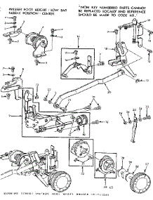 Geared Cam Assembly parts for Kenmore Sewing Machine 158.1345380 (1581345380, 158 1345380) from AppliancePartsPros.com