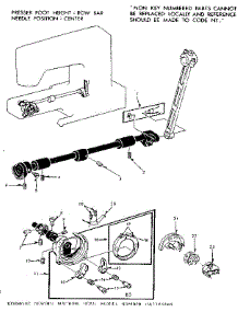 Shuttle Assembly parts for Kenmore Sewing Machine 158.1345380 (1581345380, 158 1345380) from AppliancePartsPros.com