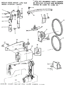 Motor Assembly parts for Kenmore Sewing Machine 158.1345380 (1581345380, 158 1345380) from AppliancePartsPros.com
