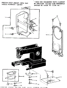 Needle Plate parts for Kenmore Mechanical Sewing Machine 158.1345381 (1581345381, 158 1345381) from AppliancePartsPros.com