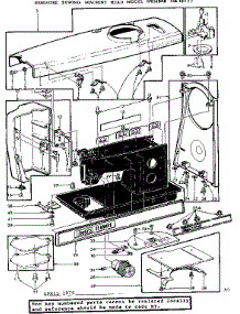 Base Assembly parts for Kenmore Mechanical Sewing Machine 158.13470 (15813470, 158 13470) from AppliancePartsPros.com