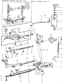 Feed Regulator Assembly parts for Kenmore Mechanical Sewing Machine 158.13470 (15813470, 158 13470) from AppliancePartsPros.com