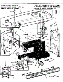 Base Assembly parts for Kenmore Mechanical Sewing Machine 158.13512 (15813512, 158 13512) from AppliancePartsPros.com