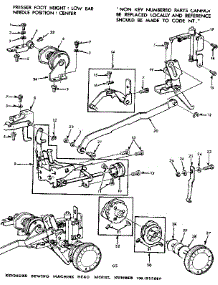 Geared Cam Assembly parts for Kenmore Sewing Machine 158.1355080 (1581355080, 158 1355080) from AppliancePartsPros.com