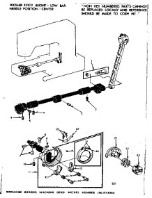 Shuttle Assembly parts for Kenmore Sewing Machine 158.1355080 (1581355080, 158 1355080) from AppliancePartsPros.com