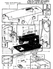 Base Assembly parts for Kenmore Mechanical Sewing Machine 158.13571 (15813571, 158 13571) from AppliancePartsPros.com