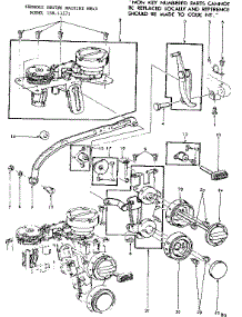 Geared Cam Assembly parts for Kenmore Mechanical Sewing Machine 158.13571 (15813571, 158 13571) from AppliancePartsPros.com